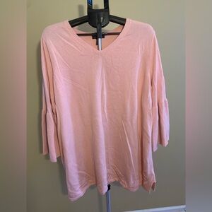 ￼ ballet slipper pink feminine sweater.